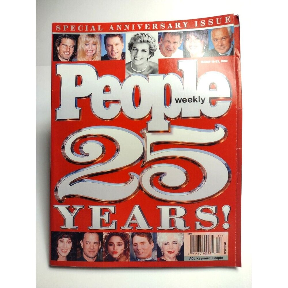 People Magazine Weekly 25 Years Special Anniversary Issue March 1999 Stars Celeb